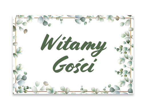 Plakat Weselny - 90x60 cm