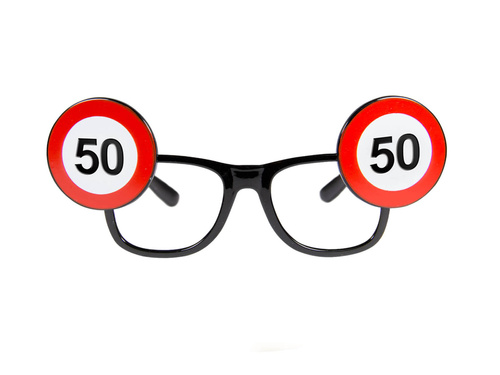 Okulary 50 pięćdziesiątka - 1 szt.