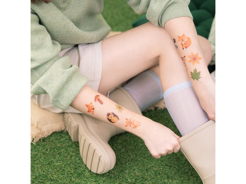 Tatuaże zmywalne Leśni przyjaciele - 20 szt.