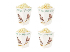 Pudełka na popcorn Koniki - 6 szt.