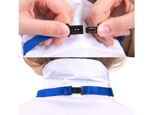 Mucha cekinowa granatowa - 7 x 12 cm - 1 szt.