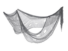 Szara siatka na Halloween - 76 x 228 cm - 1 szt.
