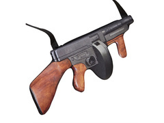 Pistolet maszynowy - 38 cm - 1 szt.