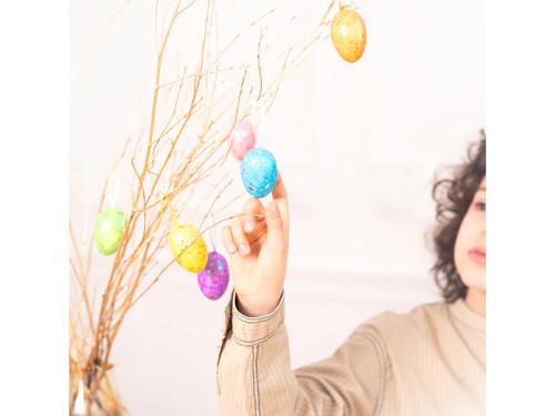 Zawieszki pisanki - 6 cm - 6 szt.