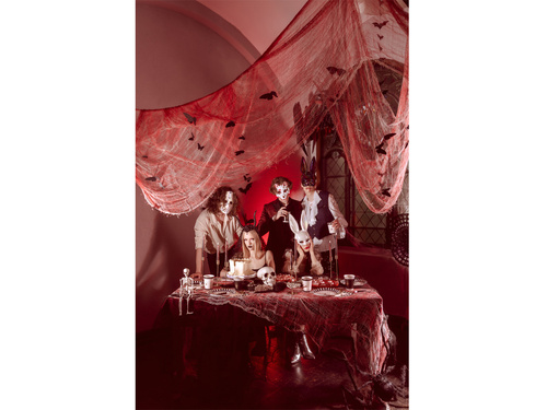 Czarne rogi Diabła z Tiulem - 30x76 cm - 1 szt.