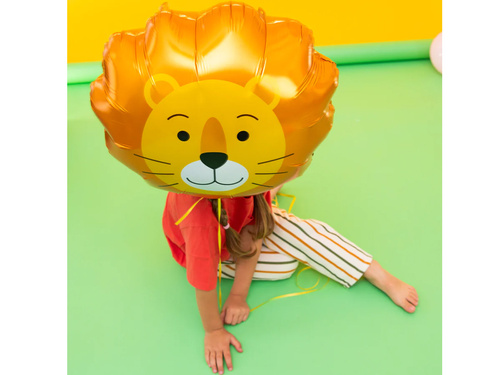 Balon foliowy Lew - 52 x 52 cm - 1 szt.