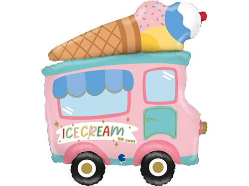 Balon foliowy Lodziarnia - 57x64 cm - 1 szt.