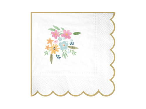 Serwetki papierowe Polne Kwiaty - 24 cm - 10 szt.