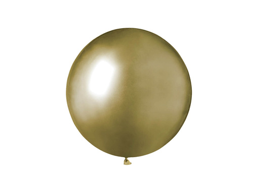 Balon lateksowy - shiny złoty - 48 cm
