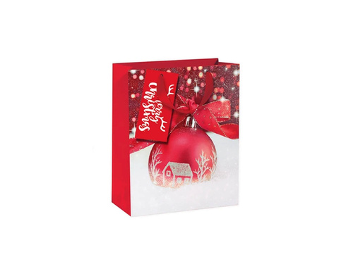 Torebka prezentowa bożonarodzeniowa średnia - 1 szt.