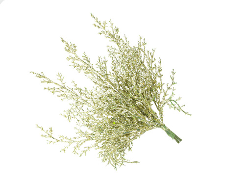 Ozdobna gałązka brokatowa złota - 1 szt.