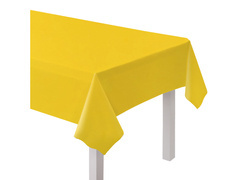 Obrus papierowy żółty - 137 x 274 cm - 1 szt.