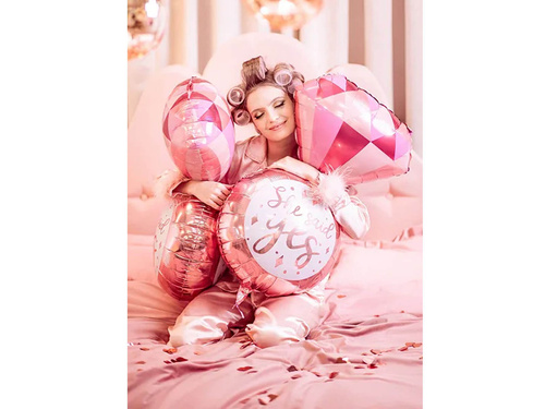 Balon foliowy Pierścionek She said yes - 41 x 72 cm - 1 szt.