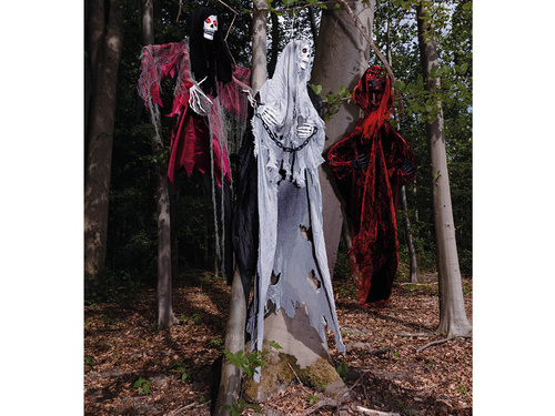 Dekoracja wisząca Szkielet w łańcuchach - 180 cm - 1 szt.