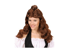 Brązowa peruka Western Belle