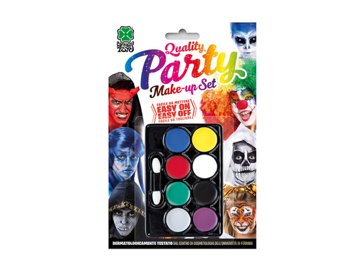 Zestaw farbek do malowania twarzy - 8 kolorów