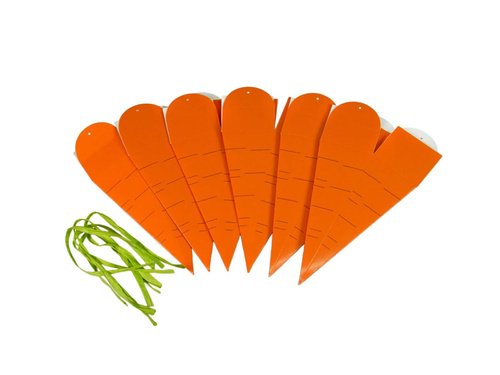 Pudełeczka na prezenty Marchewki - 6 szt.