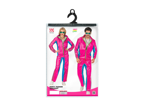 Strój imprezowy - różowy metaliczny EDM (dres)