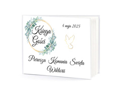 Księga gości na I Komunię Świętą - 50 kartek