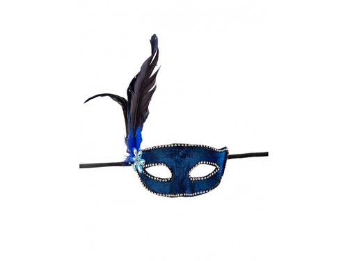 Maska karnawałowa niebieska