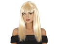 Peruka blond z grzywką - 1 szt.