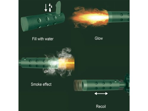 Pistolet maszynowy moro - 53 cm - 1 szt.
