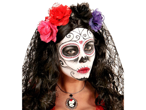 Przypinka Czerwona róża - 1 szt.