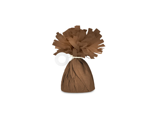 Obciążnik papierowy do balonów napełnionych helem - brązowy - 140 g