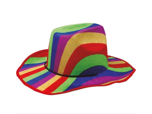 Kapelusz kowbojski kolorowy - 1 szt.