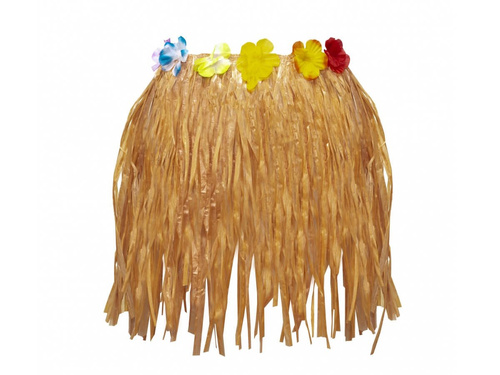 Spódniczka hawajska króka słomkowa - 1 szt.