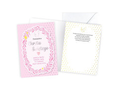 Pamiątka Chrztu Świętego - 14 x 19 cm - 1 szt.