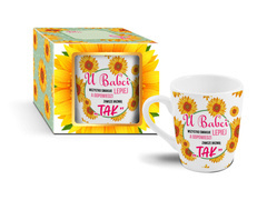 Kubek z napisem U Babci lepiej - 300 ml