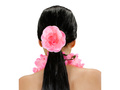 Gumka do włosów Kwiatek różowy - 1 szt.