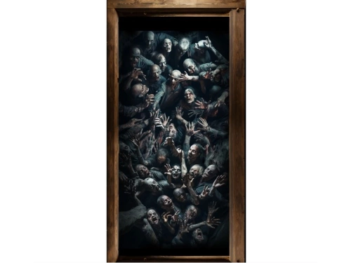 Naklejki na podłogę Piwnica Zombie- 1 szt.