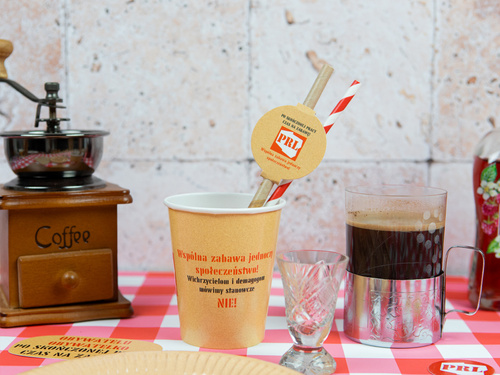 Słomki urodzinowe PRL - 6 szt.