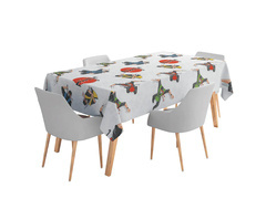 Obrus urodzinowy Ninja - 120 x 180 cm - 1 szt.