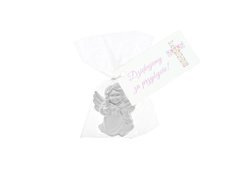 Aniołki gipsowe z podziękowaniem personalizowanym - 6 szt.