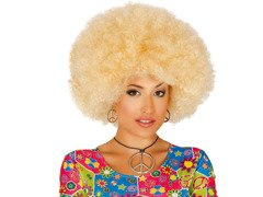 Peruka mega afro blond - 1 szt.
