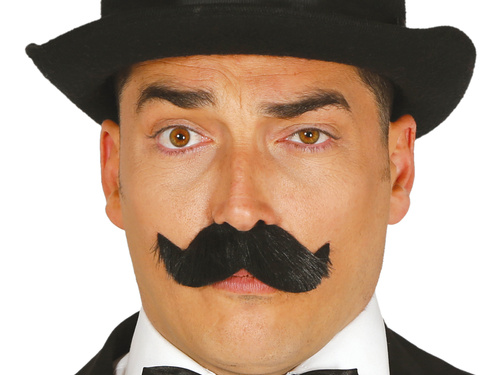 Czarne wąsy - 1 szt.