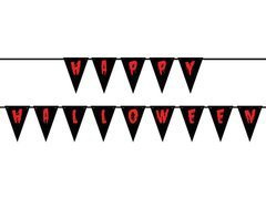 Baner flagi Happy Halloween - 500 cm - 1 szt.