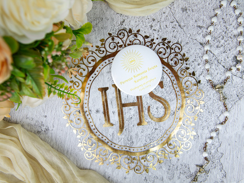 Personalizowane podziękowanie z magnesem na I Komunię Świętą - 12 szt.