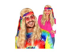 Blond peruka hipis z opaską