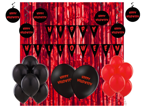 Zestaw Krwawe Halloween - 64 elementów