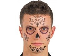 Naklejki na twarz Meksykańska Czacha