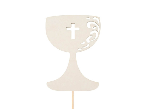 Topper na tort Kielich z beermaty - 1 szt.