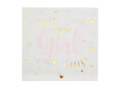 Serwetki papierowe Baby Girl - 33 cm - 20 szt.