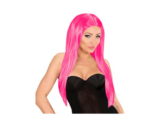 Różowa peruka Glamour