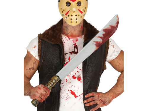 Zakrwawiona maczeta - 74 cm - 1 szt.