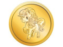 Dekoracyjny opłatek tortowy Jednorożec - 20 cm