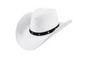 Kapelusz kowbojski biały - 1 szt.